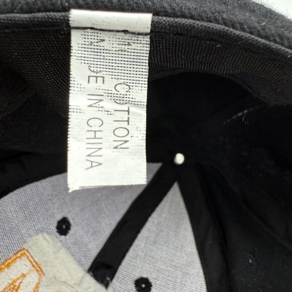 NRA Black / Gold Embroidered Strapback Cap – National Rifle Association Hat - Picture 9 of 11